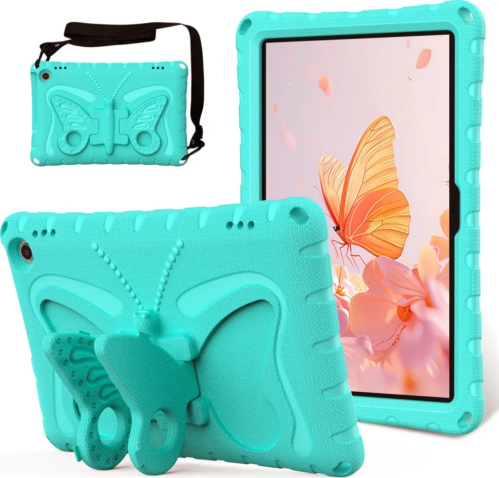 Custodia Amazon Fire Max 11 2023 per Bambini - Cover EVA Antiurto Verde