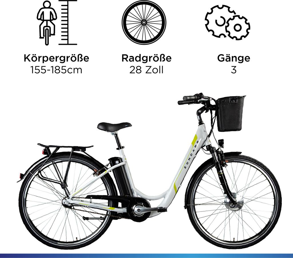 Zündapp Z510 E Bike 28 Zoll Damenfahrrad ab 155 cm mit 3 Produktbild 3