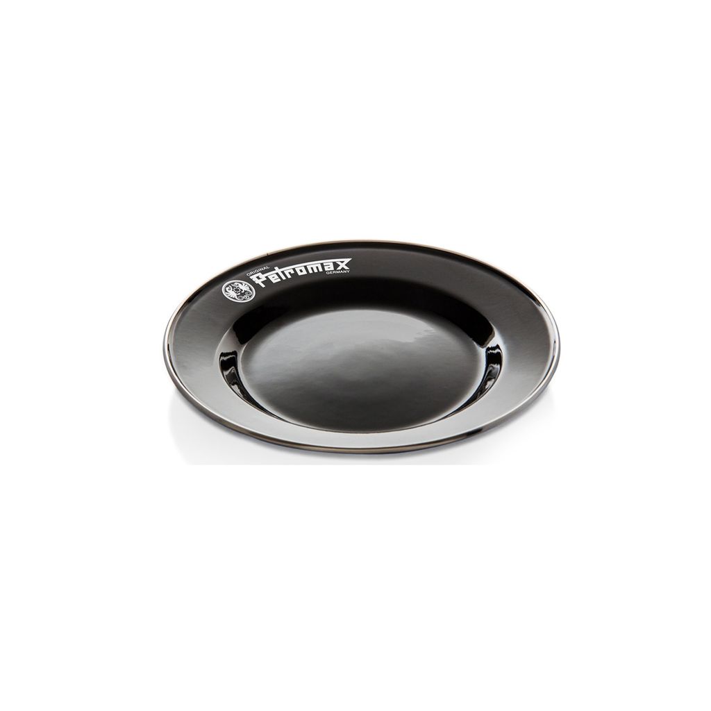 Petromax Assiette en émail noir 2 pièces (22 cm) Image du produit 