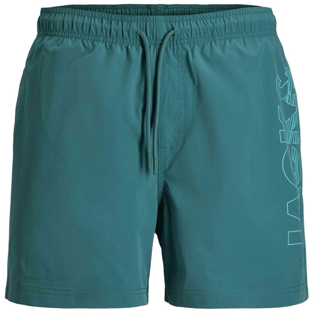 JACK & JONES Herren Badeshorts Maui Wave Logo Swim Shorts