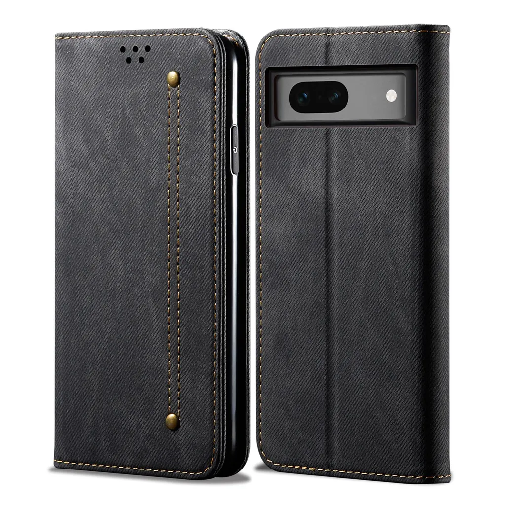 Custodia A Libro Con Portafoglio Per Google Pixel 8 Pro, Pelle PU Blu, 3 Slot Carte E Supporto Magnetico - 2