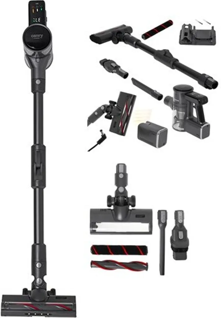 Camry CR 7063 Aspirateur Balai Upright Hoover PRO LED Black Puissant