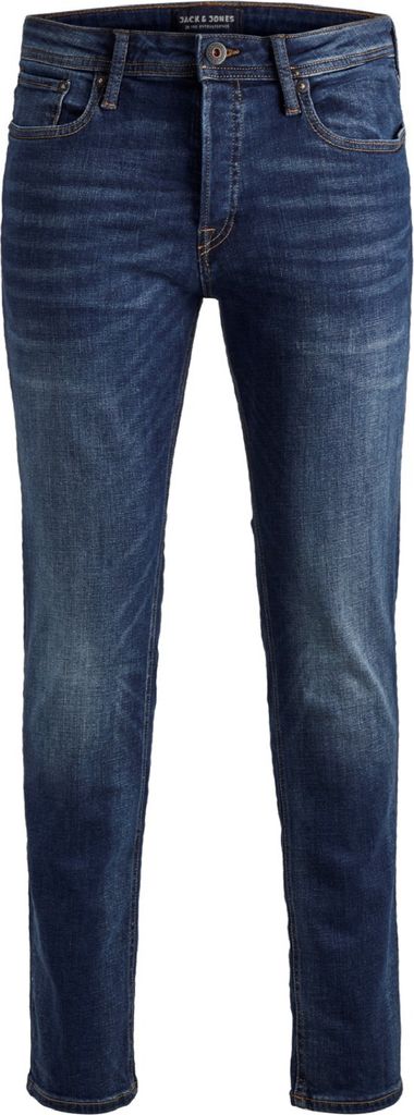 Jack & Jones 12146384, Blau, Jeans, Baumwolle, Elasthan, Polyester, Nicht bleichen, Nicht im Wäschetrockner trocknen, Schonwaschgang (40°C)