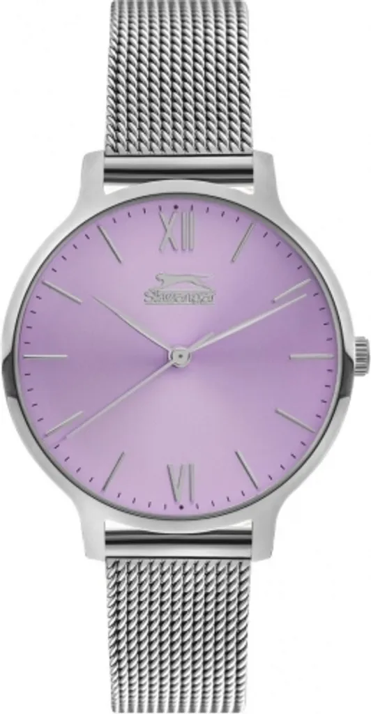 Montre femme Fashion Slazenger en métal rose, accessoire chic et sobre