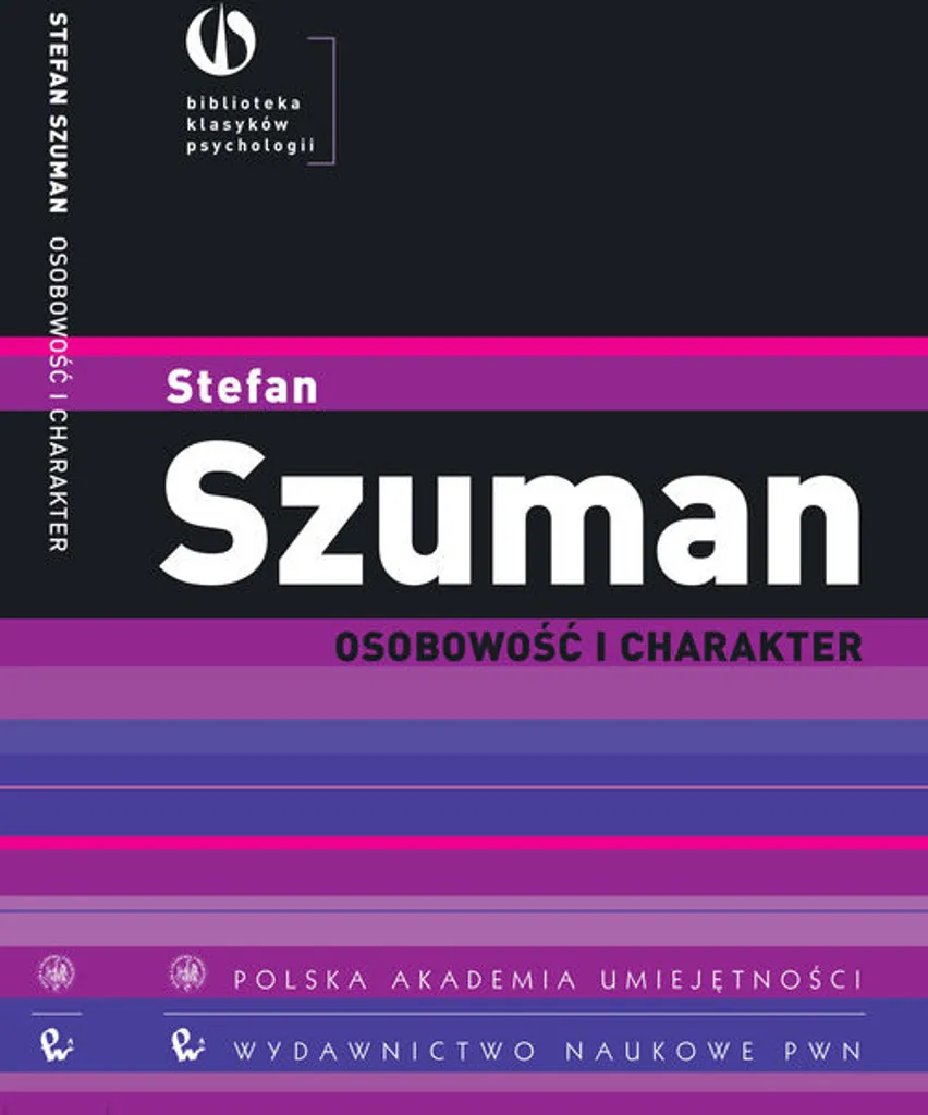 Livre Osobowość i charakter de Stefan Szuman en polonais, broché 320 pages