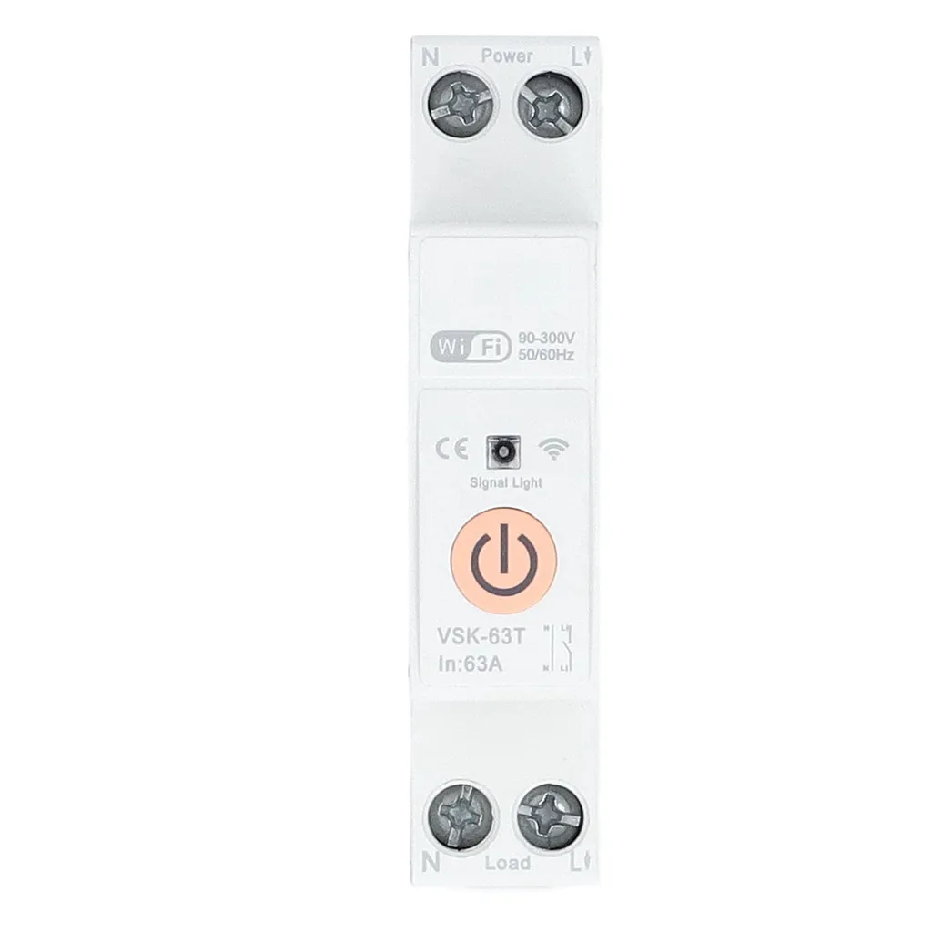 Disjoncteur intelligent WiFi 16A rail DIN pour tableau électrique