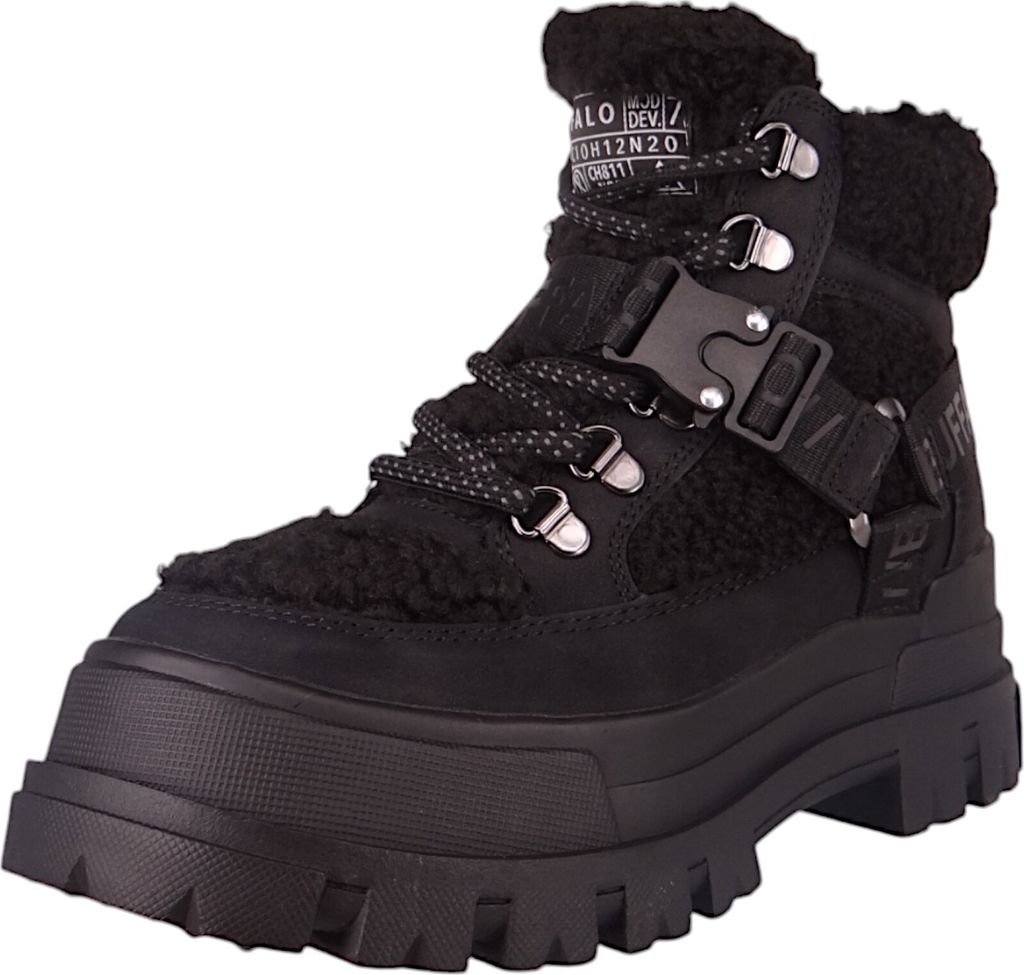 Buffalo Stiefelette Muster grün Army Gr outlet 40