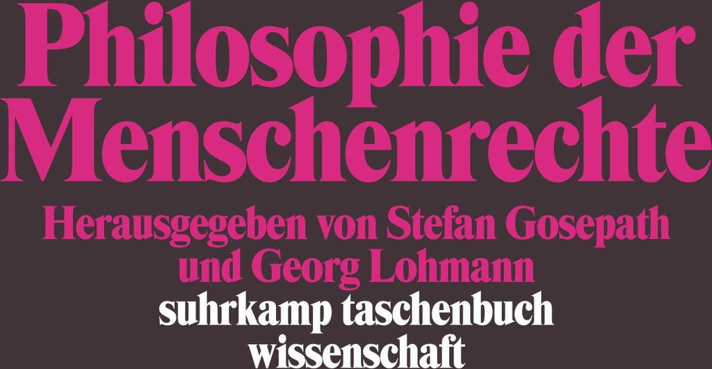 Philosophie der Menschenrechte