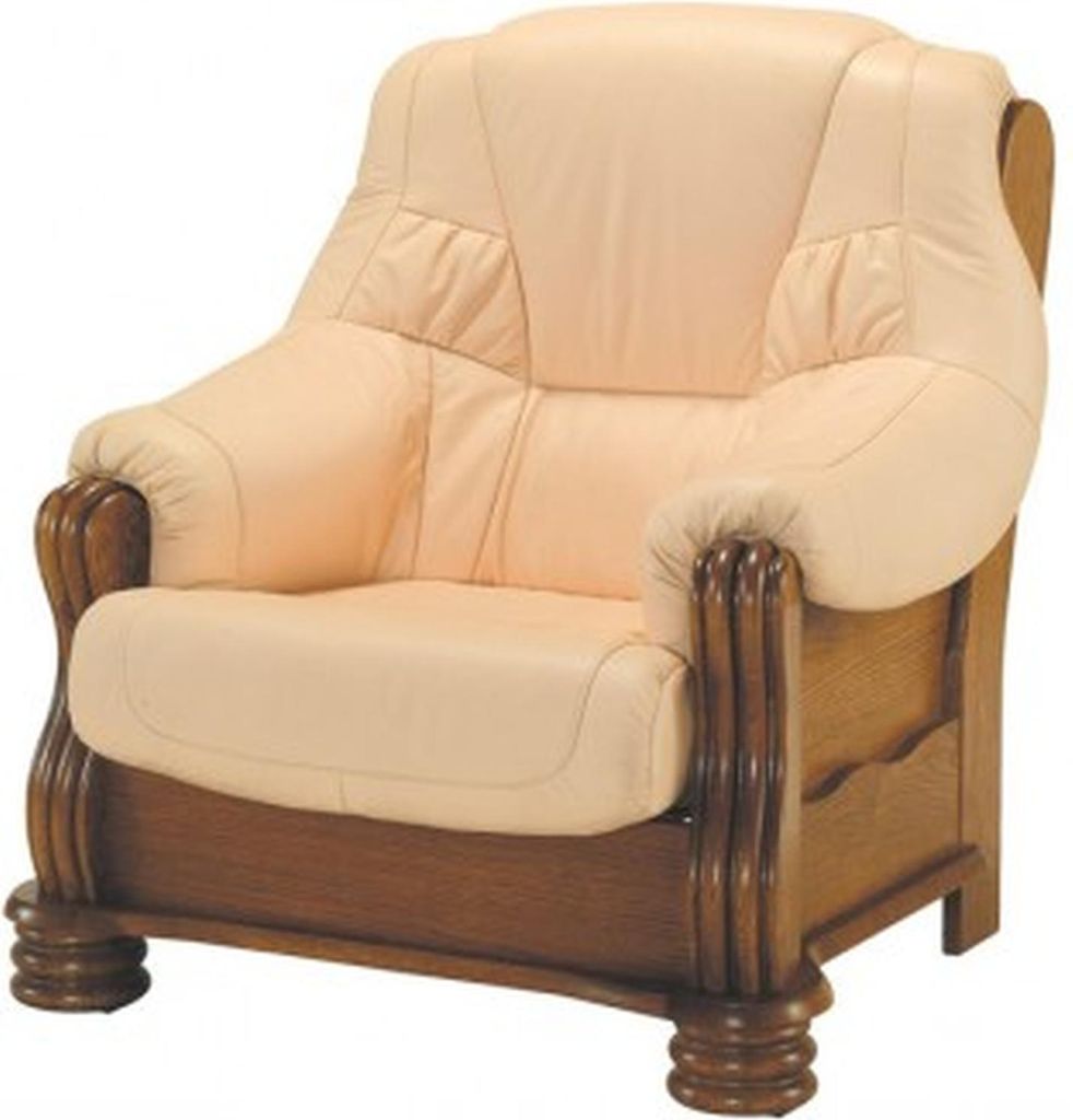 Klassischer Sessel Leder 1 Sitzer Couch Sofa Polster Einsitzer 1er Neu Fernseh