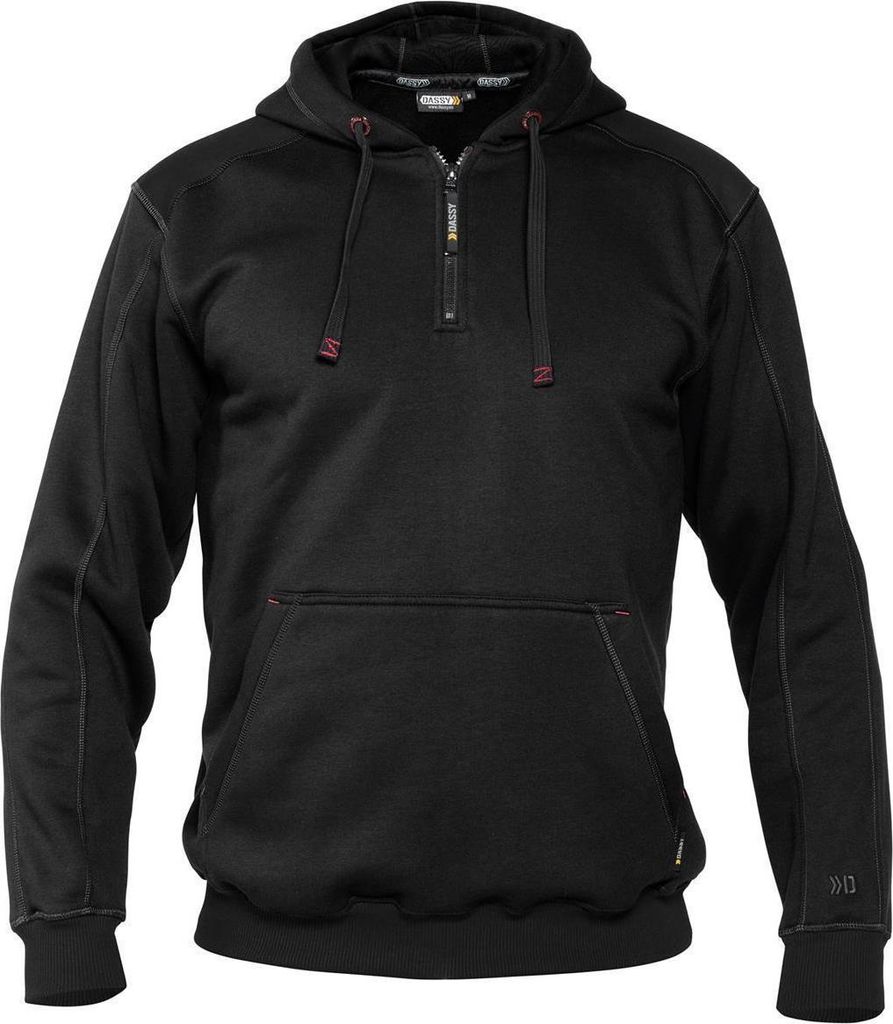 DASSY® Indy Kapuzensweatshirt SCHWARZ Gr.XL Länge: STANDARD Produktbild 