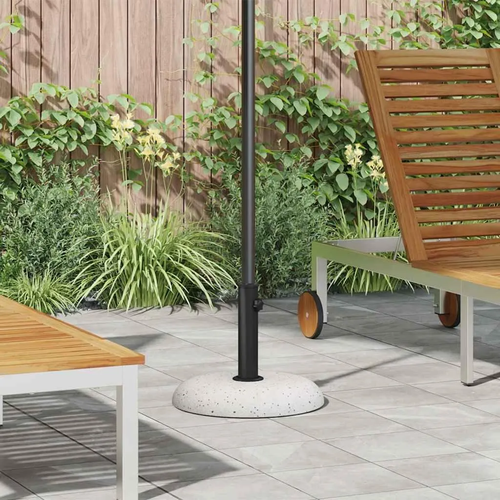 Offerta Base Ombrellone Mobili2025 45x45 Bianco e Nero - Prezzo Shock