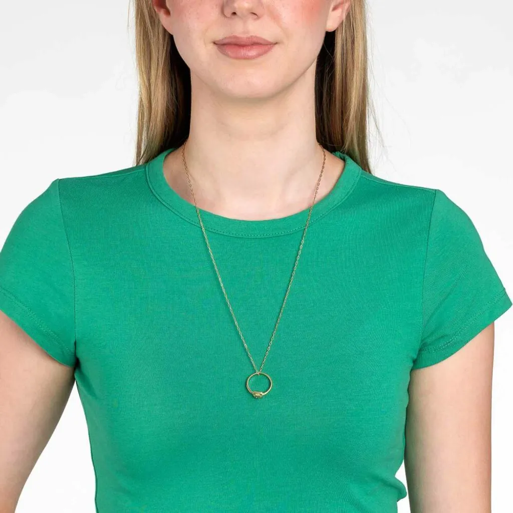 Collier maille dorée pour femme Leonardo Leda Ciao en acier robuste
