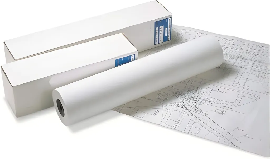 Rotolo Plotter Clairefontaine 91.4cm x 45m | Carta 90g per Centri Stampa