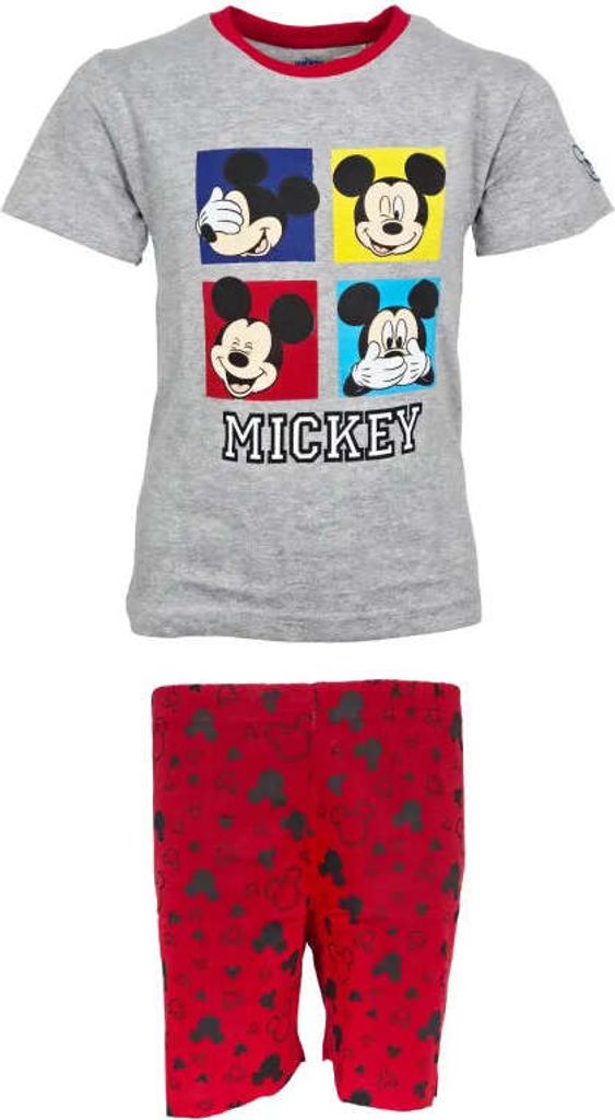 Disney Mickey Maus Kinder kurzarm Schlafanzug Pyjama Shirt Produktbild 