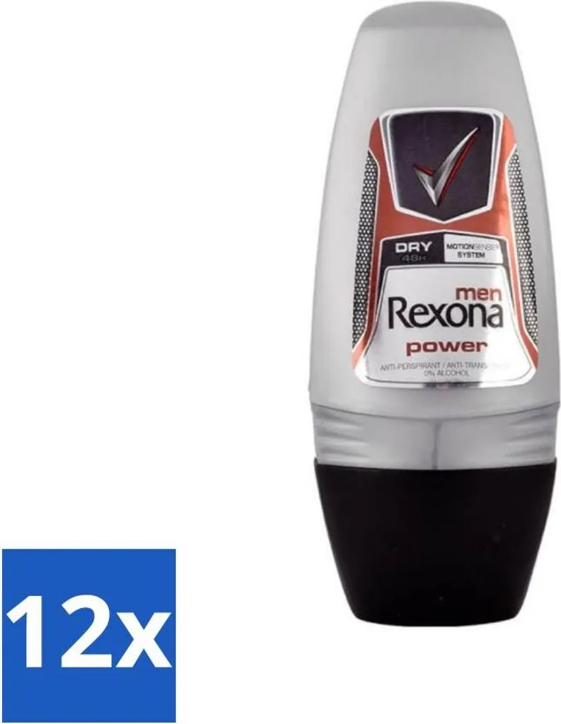 Anti-transpiration Intense Rexona Advanced Protection 50ml - Lot de 12