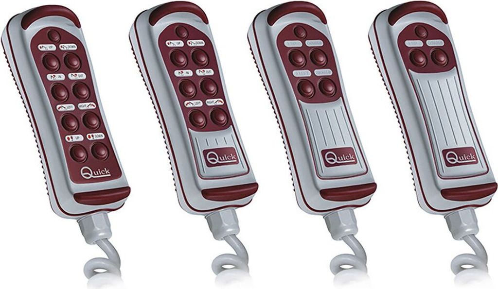 Quick Italy Fernbedienung 8 Tasten Mit Led Silber Silber One Size