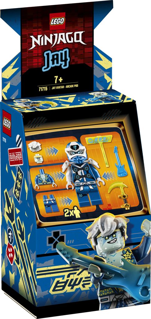 LEGO® NINJAGO Avatar Jay - Capsule d'arcade, 71715 Image du produit 