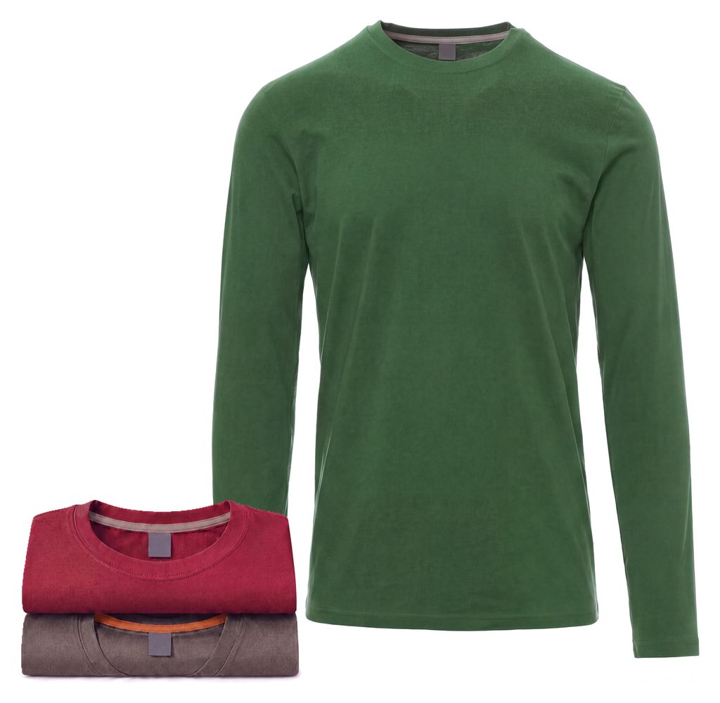 Mivaro Herren 3er Pack Langarmshirts aus Baumwolle - Produktbild 