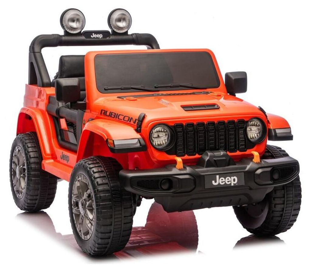 Jeep Rubicon 4x4 électrique DK-JWR556 4x200 W 24 V orange Image du produit 