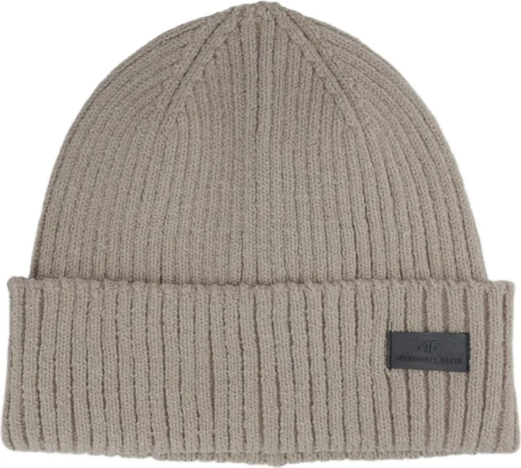 Cappello Invernale 4F Uomo Beige Taglia L | Berretto Elegante e Caldo