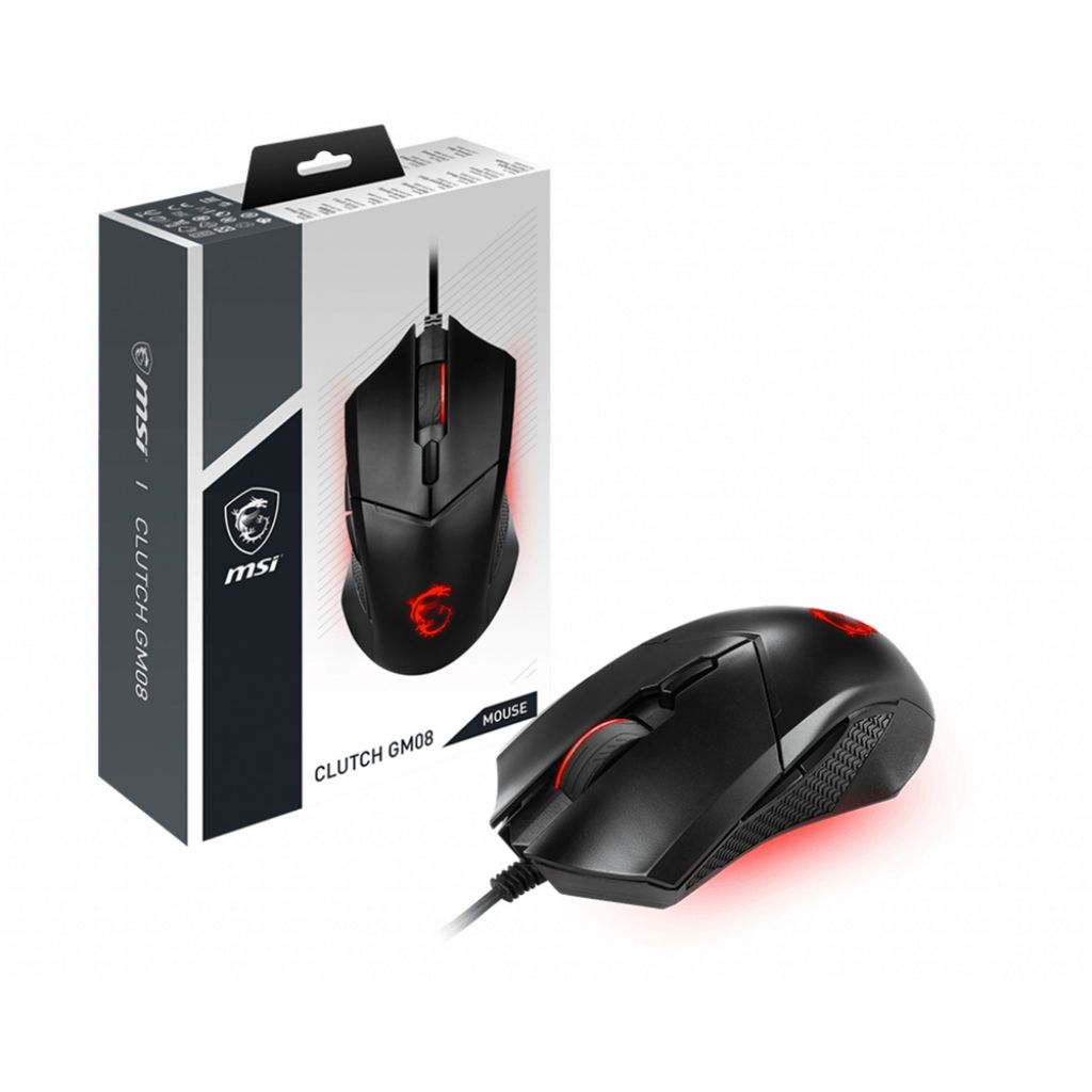MSI Clutch GM08 - Mouse - per destri e mancini Immagine del prodotto 