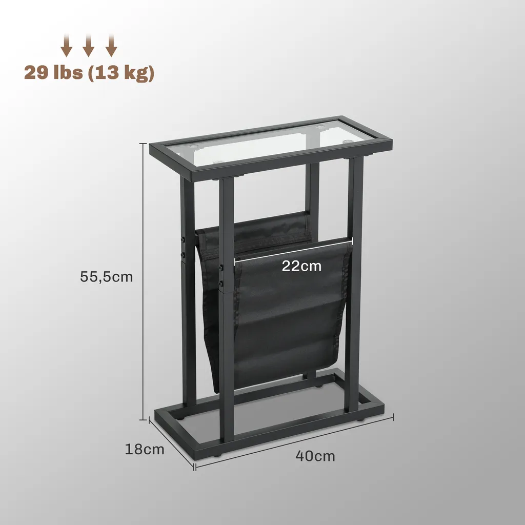 Table d'Appoint Fine pour Ranger vos Magazines et Libérer l'Espace - 5