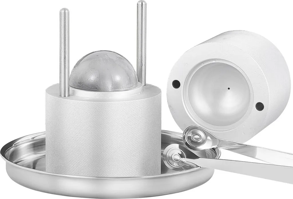 Kit presse à glaçons en aluminium 2,4 pouces avec pince pour cocktails