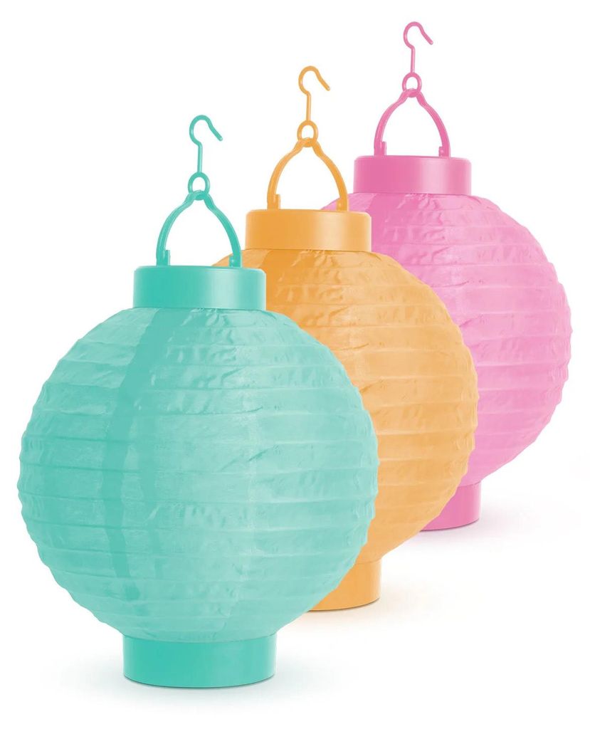 GLOBIZ Solárny lampion - 3 farieb - studená biela LED - 21 Obrázok produktu 