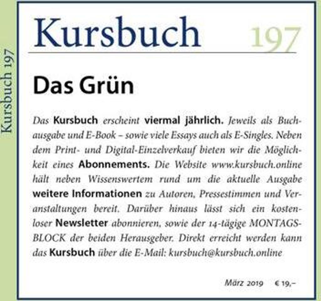 Kursbuch 197