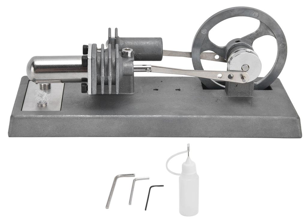 DIY Stirling Motor Motor Modell Montage Set Zinklegierung Physikalisches Lernspielzeug für Erwachsene Kinder