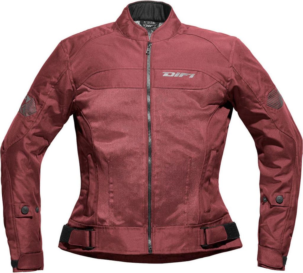 DIFI Ibiza Air Damen Motorrad Textiljacke, rot, 44