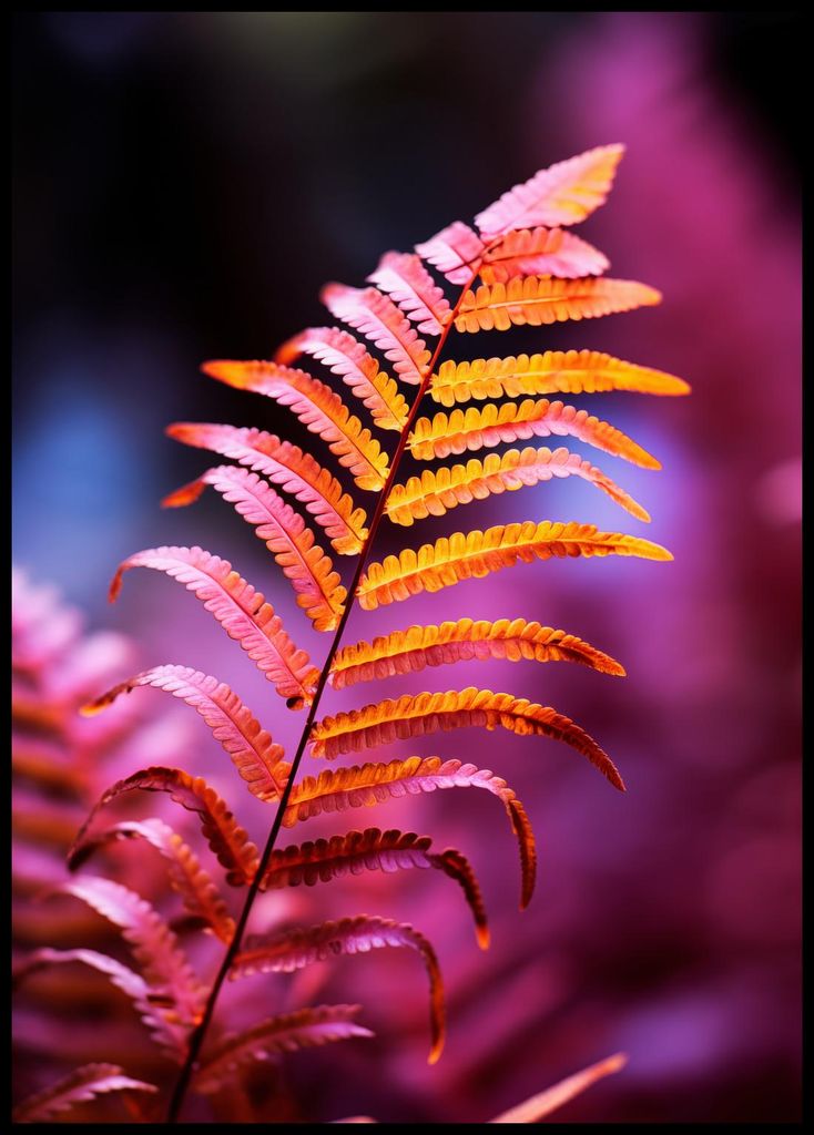 Plakat 67,5x95cm Herbstfeuer
