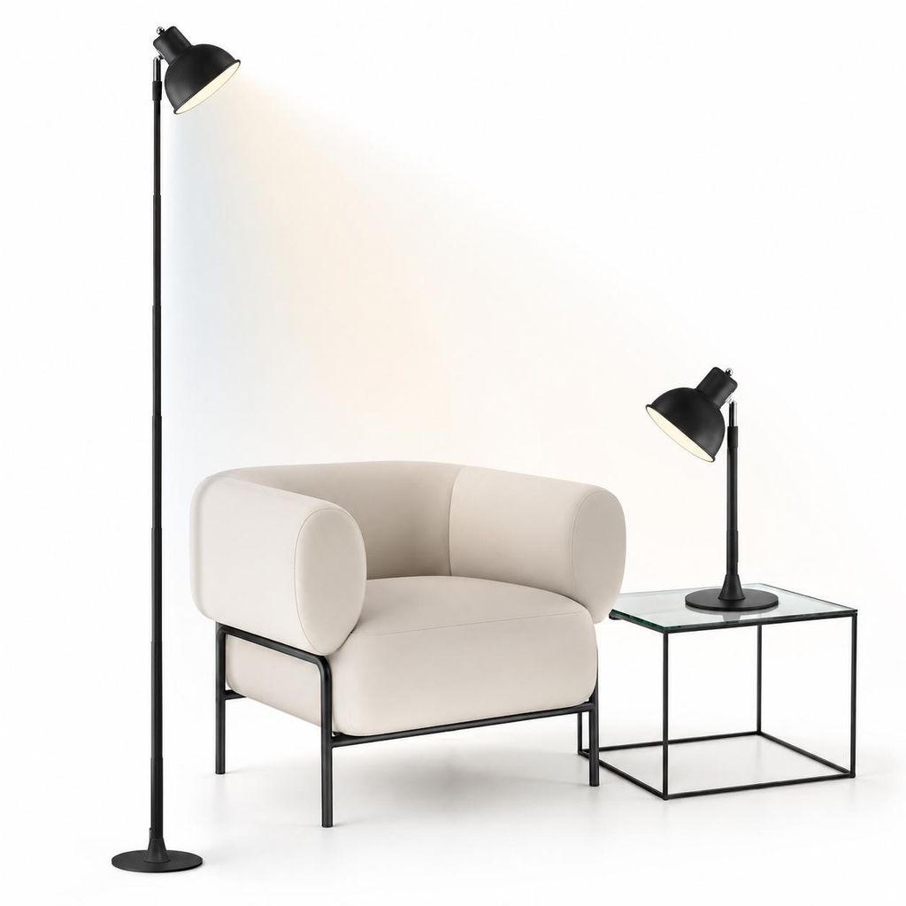 Lampe de table LED réglable en hauteur (45-145 cm) - Image du produit 