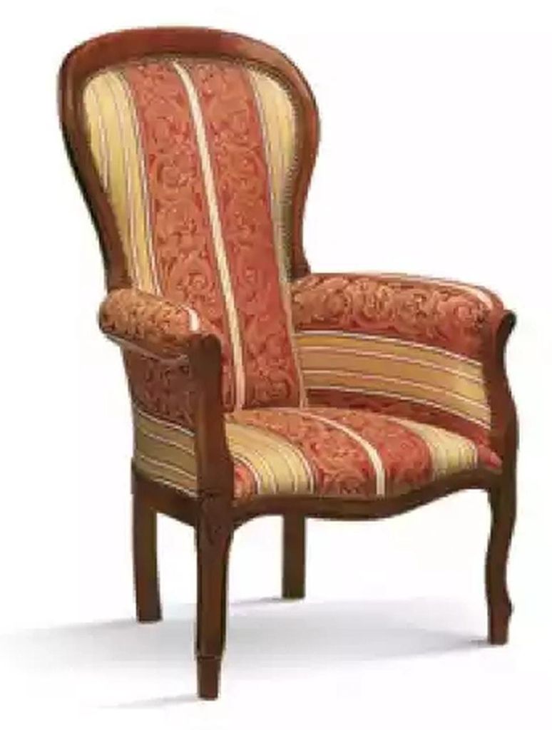 Sessel Einsitzer 1 Sitzer Polster Sitz Textil Stoff Design Klassische