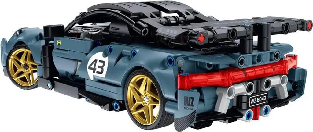 Voiture télécommandée à construire 449pcs - Jeu de construction RC Sport