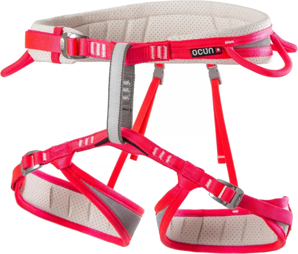 Harnais de Grimpe Ocun Neon 3 Lady Rose M avec Cuisses Réglables Femme