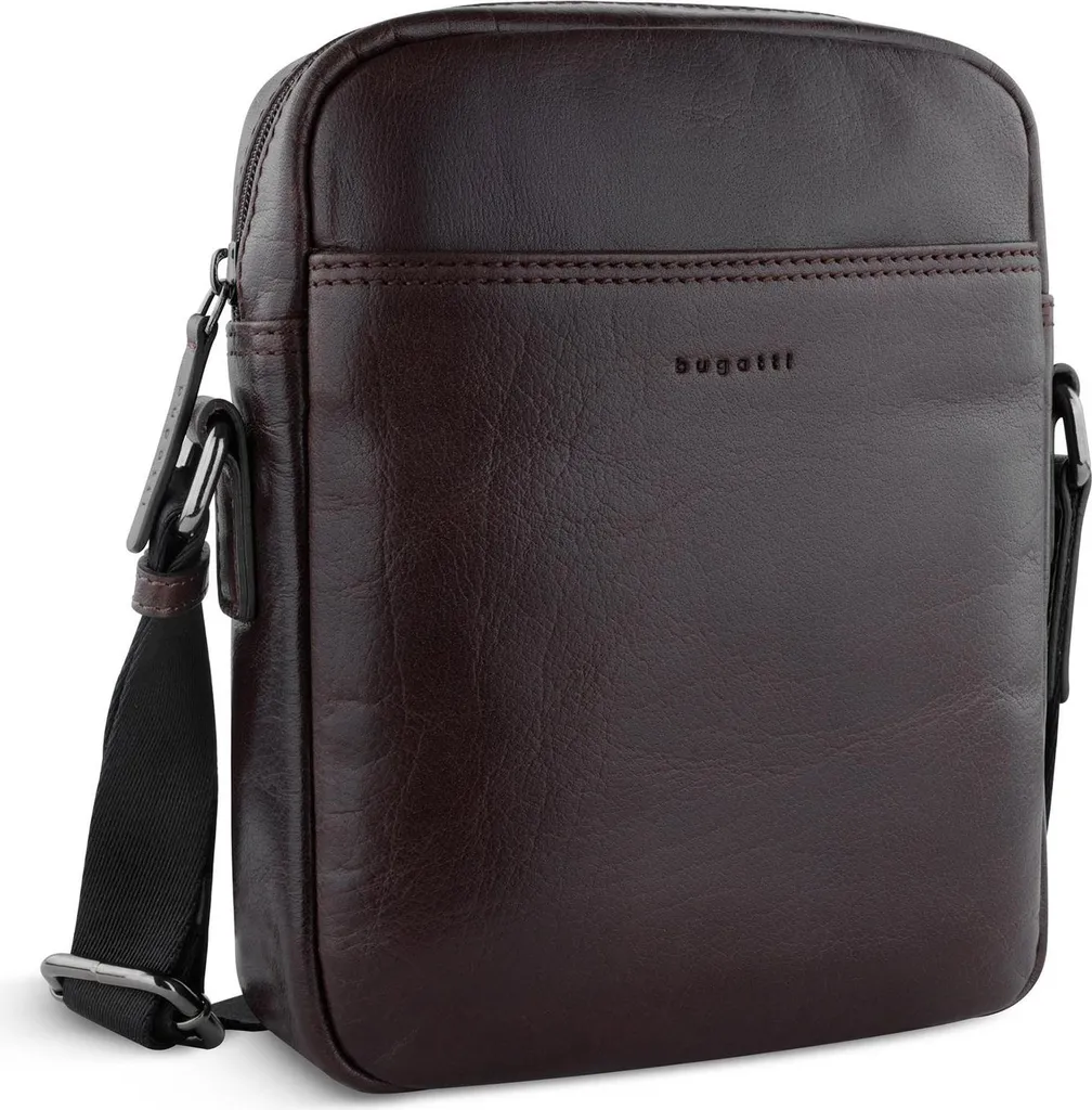 Sac à Épaule bugatti Savona en Cuir Marron pour le Travail et les Voyages