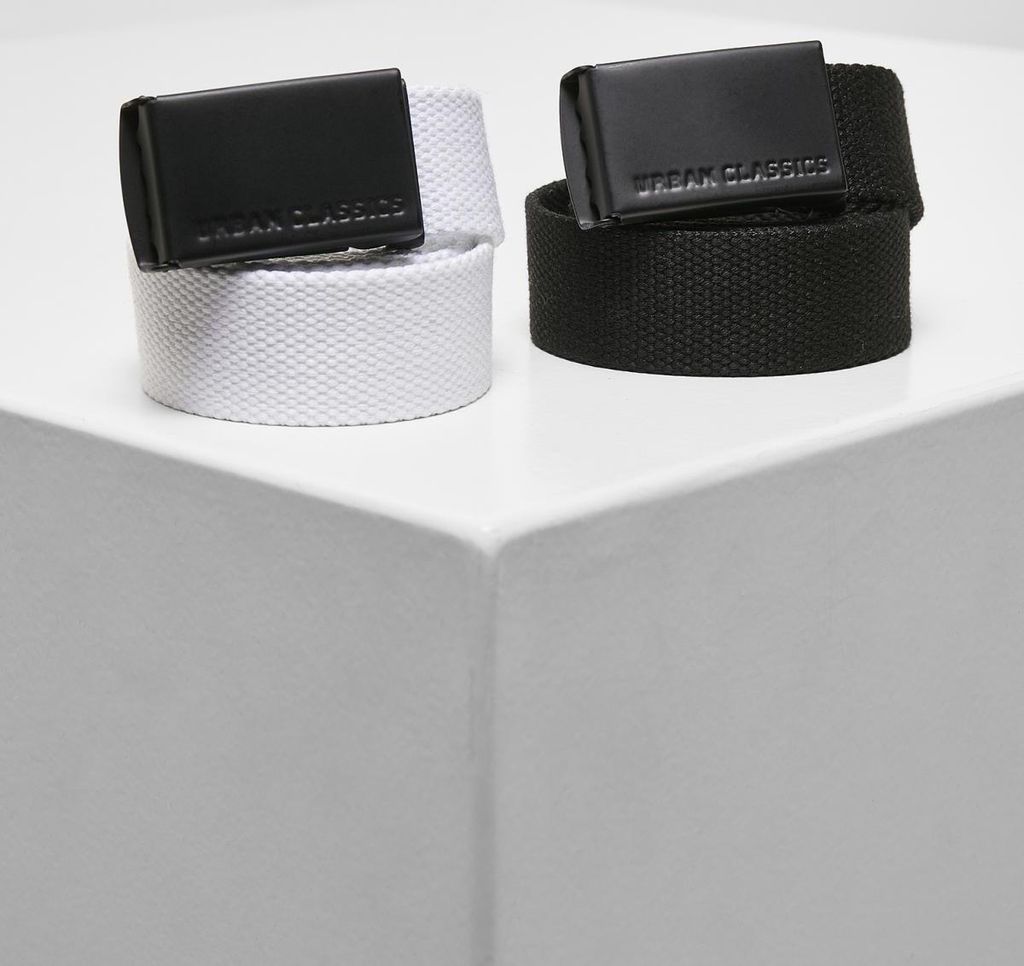 Urban Classics UCK305 | Canvas Belt Kids 2-Pack One Size - Produktbild 
