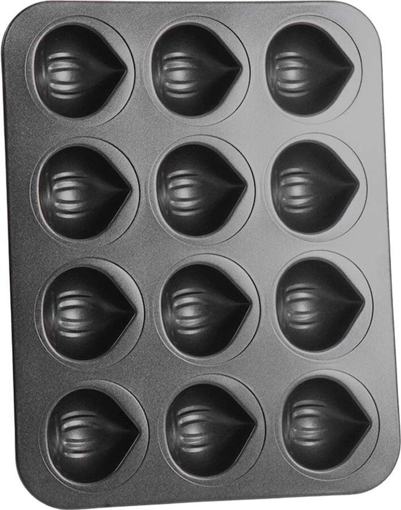 CANDeal Muffin-Kuchenform in Kastanienform mit 12 Vertiefungen, Antihaft-Kuchenform, Cupcake-Form für Ofen, Backformen mit Schnellverschluss für ...