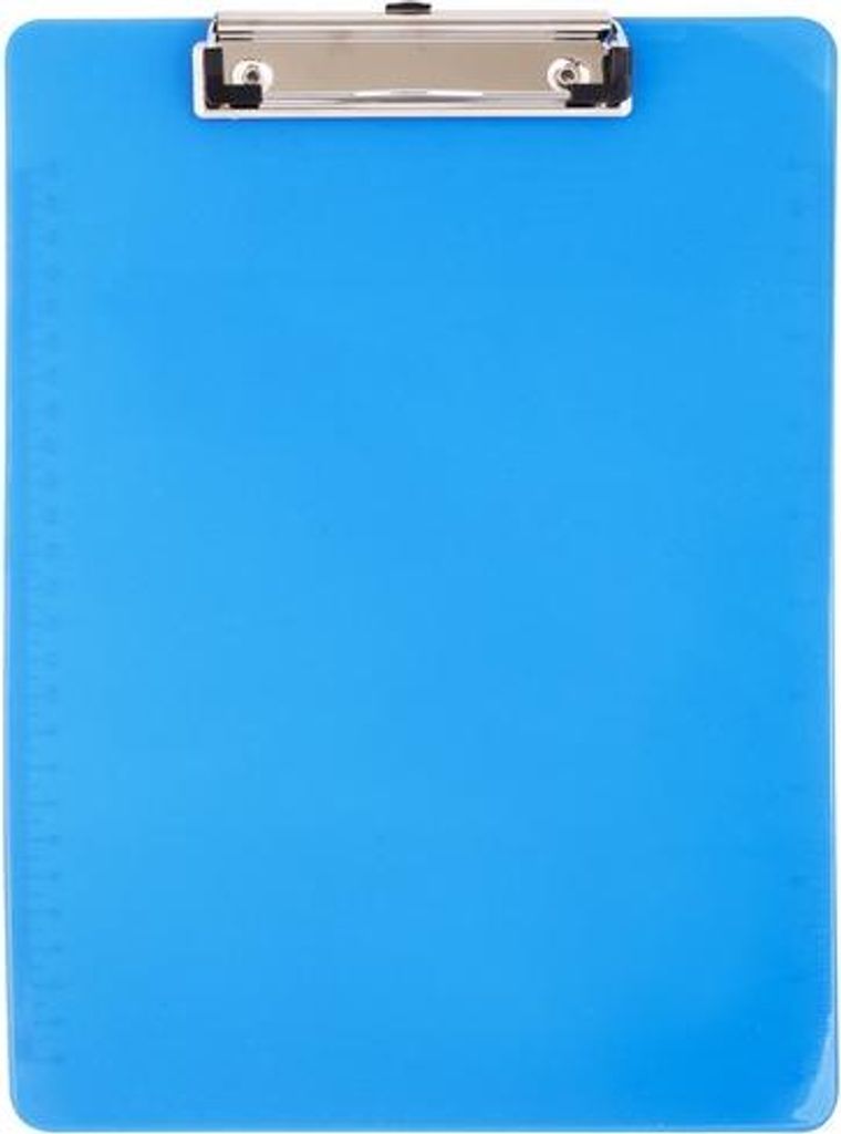 A4-PVC-Tafel mit Kunststoffclip, transparent