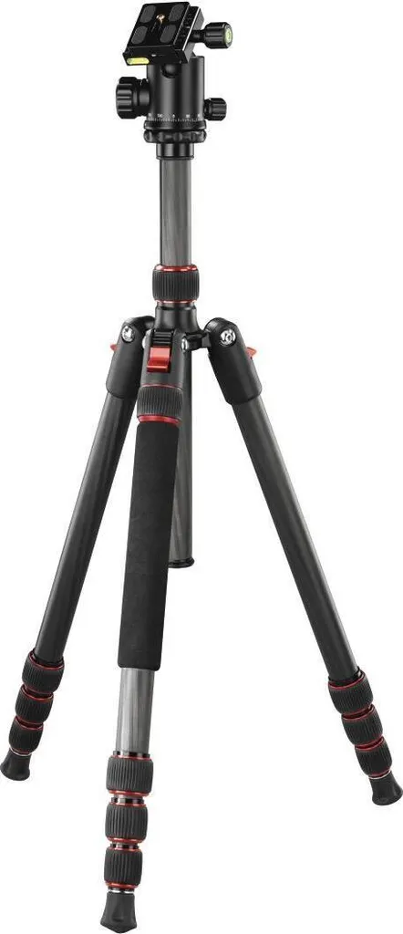 Hama Ramble II Duo Carbon Trépied 160 avec rotule et support smartphone