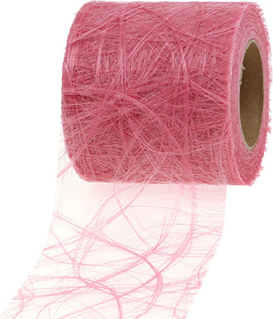 Vlies Rolle 8cm x 25m Pink - Deko Vlies wetterfest für kreative Dekorationen