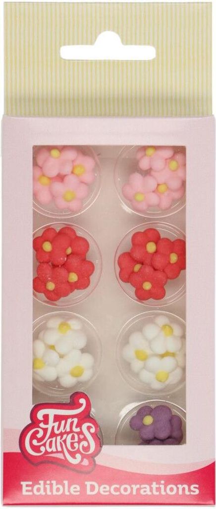 Zuckerdekoration Kleine Blümchen 32 Stück