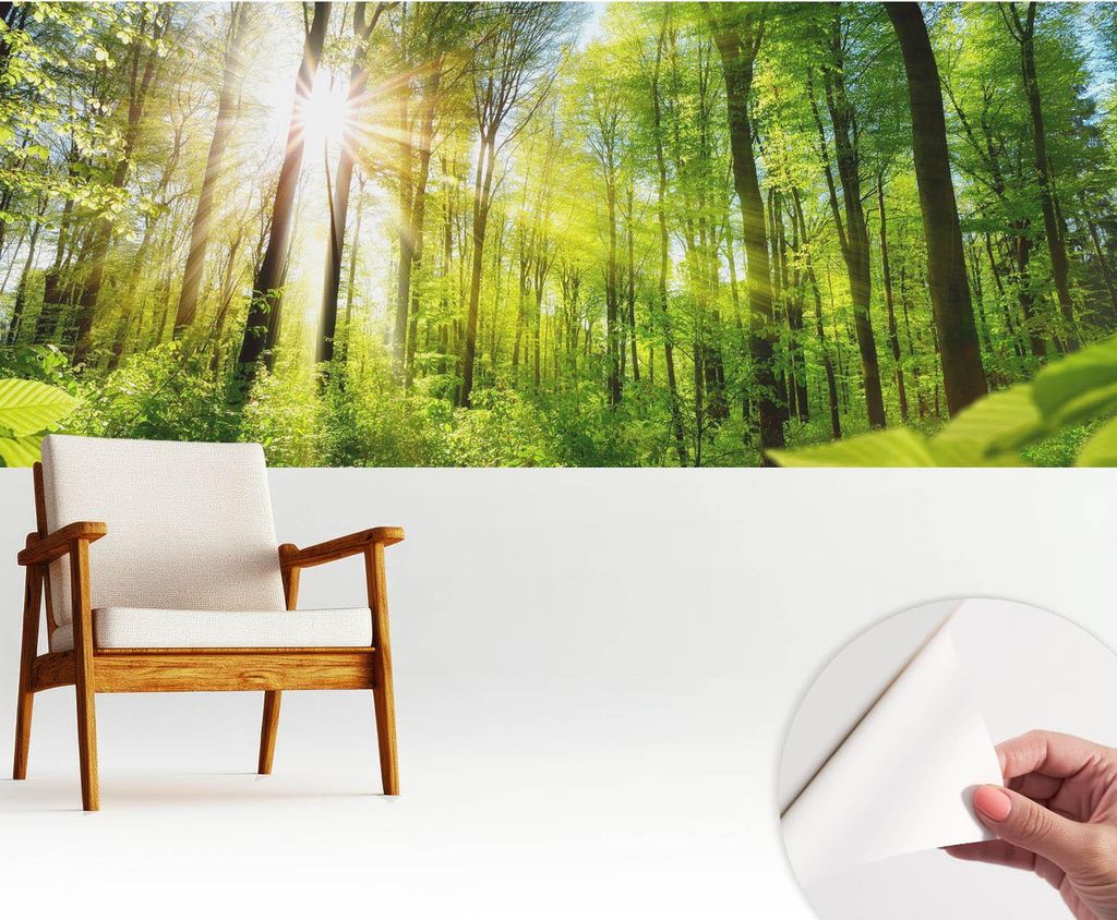 Fototapete selbstklebend - 250x104 cm - Tapete - Wandtapete - Wandbilder - Klebefolie - Dekofolie - Tapete Folie - Wand - Dekoration - Wohnzimmer -...