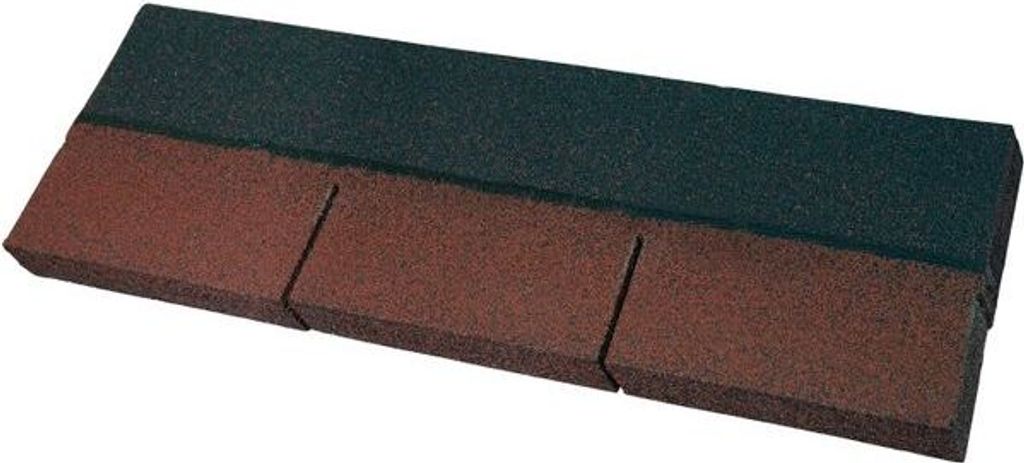 Easy Rechteck Bitumen-Dachschindeln ziegelrot