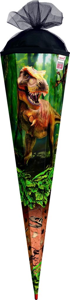 ROTH 678909 ROTH Schultüte "T-Rex Welt", eckig, 850 mm Obrázek produktu 