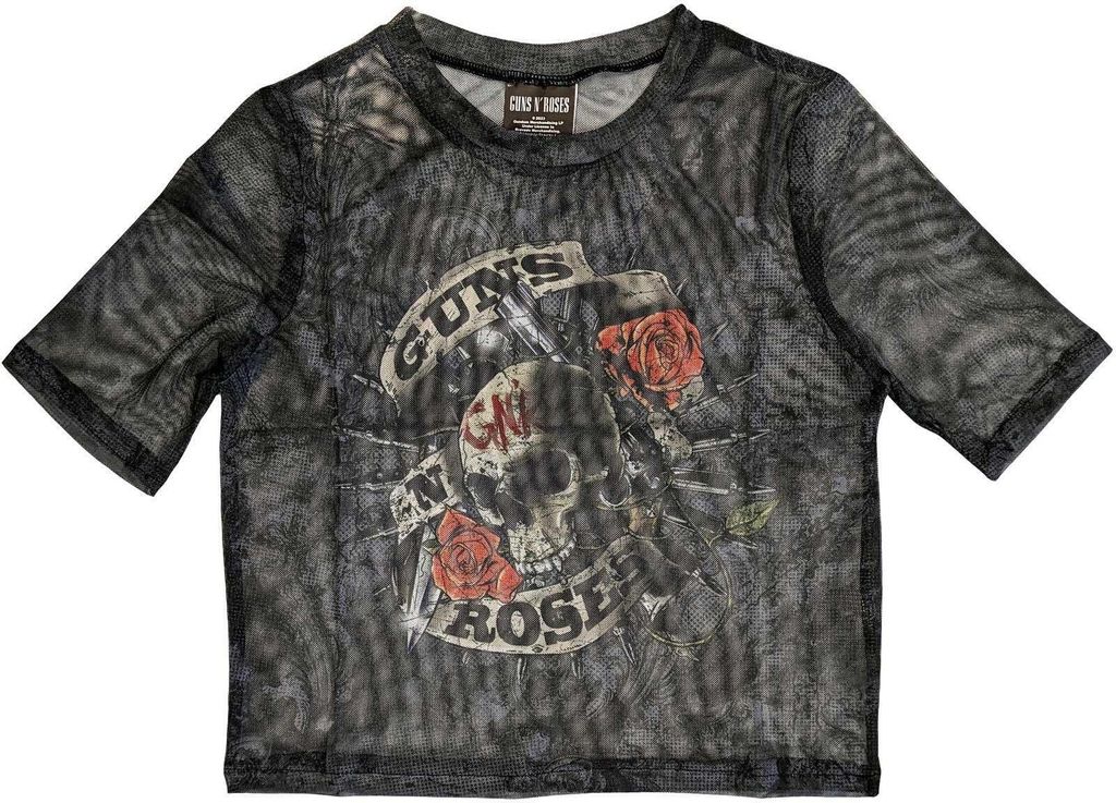 Guns N Roses - "Firepower" Kurzes Top für Damen RO5806 (L) (Schwarz)