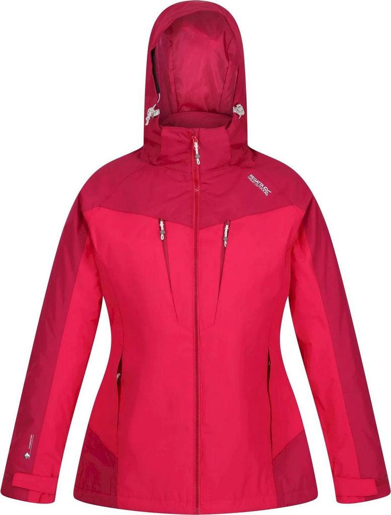 Regatta - "Calderdale" Jacke, wasserfest für Damen - Winter RG8192 (38 DE) (Pinker Trank/Beeren Pink)