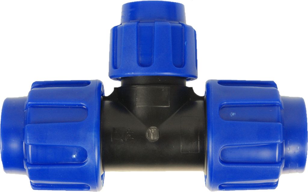 KIRCHHOFF Reduzier-T-Stück, 32 x 25 x 32 mm für HDPE Bewässerungssystem, Gartenbewässerung in Trinkwasserqualität EU