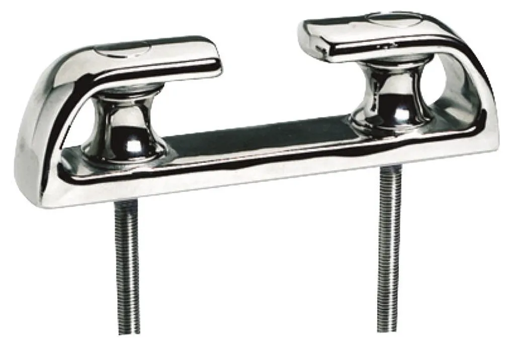 Taquet à lèvre anti-usure de cordage en inox 316 de 260 mm pour quai